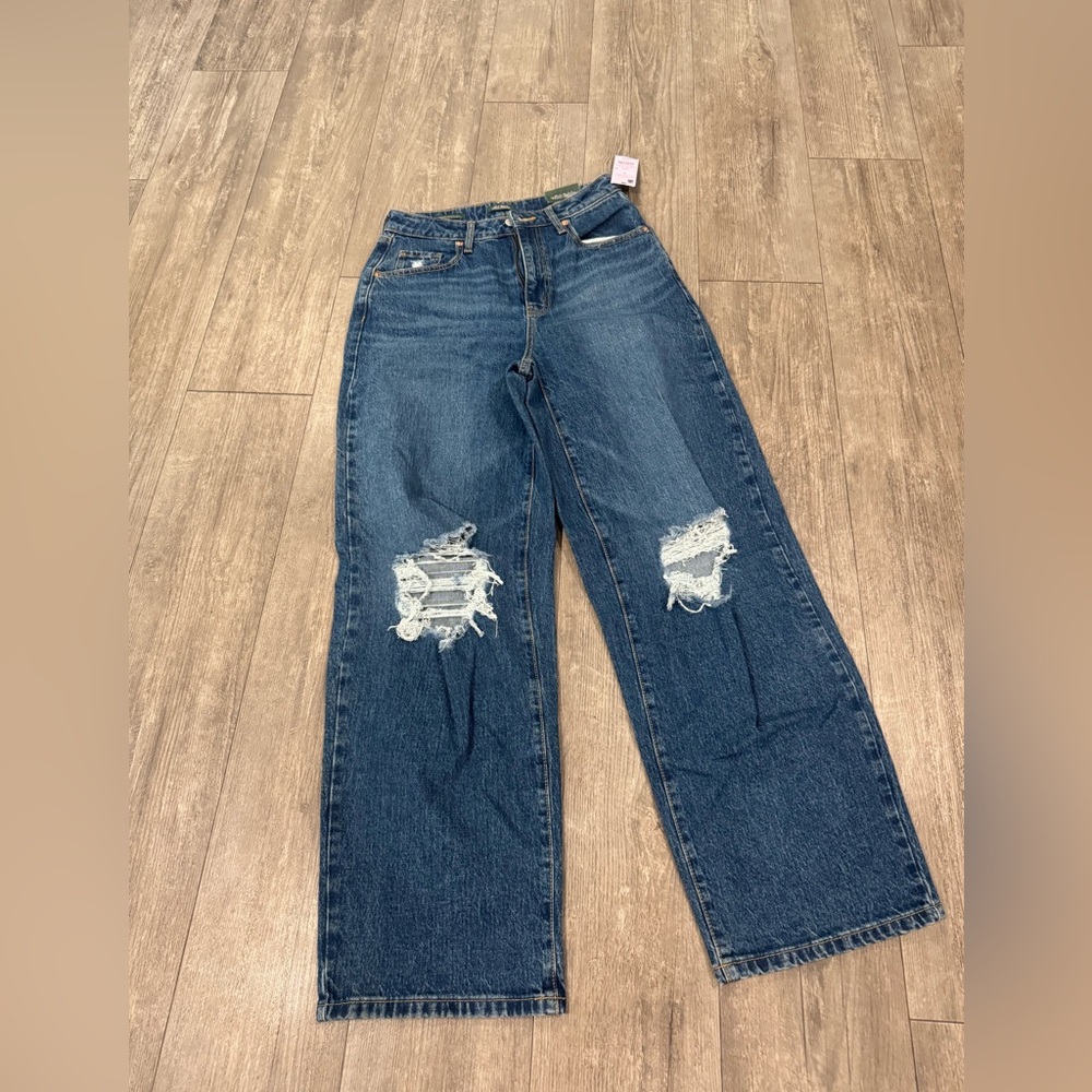 Wild Fable High-Waist Distressed Wide-Leg Jeans - Picture 5 of 15